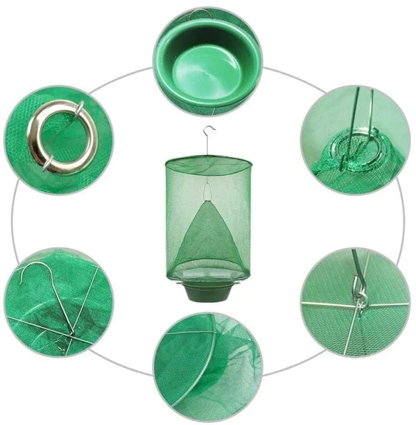 Piège à Mouches Réutilisable pour Jardin