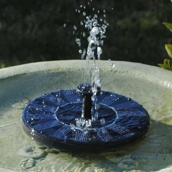 Fontaine pour Oiseaux avec Panneau Solaire