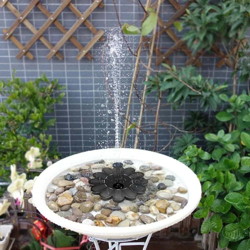 Fontaine pour Oiseaux avec Panneau Solaire