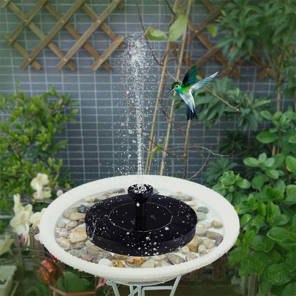 Fontaine pour Oiseaux avec Panneau Solaire