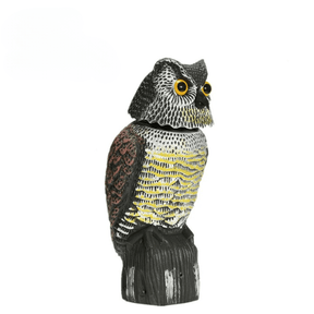 Répulsif Anti-Nuisibles Réaliste Hibou Rotatif