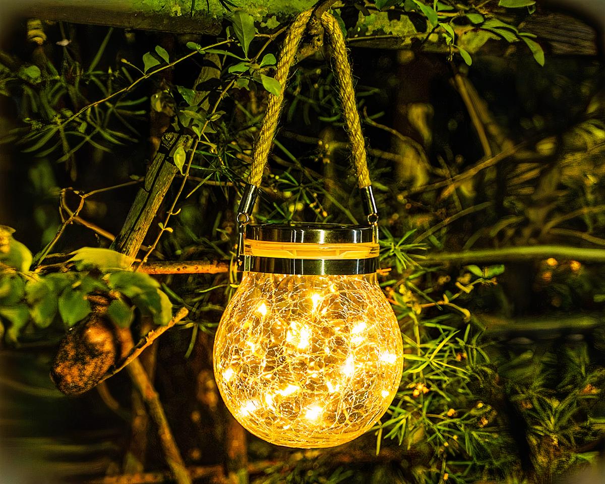 Lanterne Solaire Suspendue Étanche Décorative
