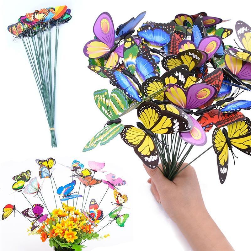 Papillons Décoratifs Colorés pour le Jardin