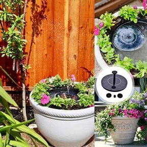 Fontaine pour Oiseaux avec Panneau Solaire