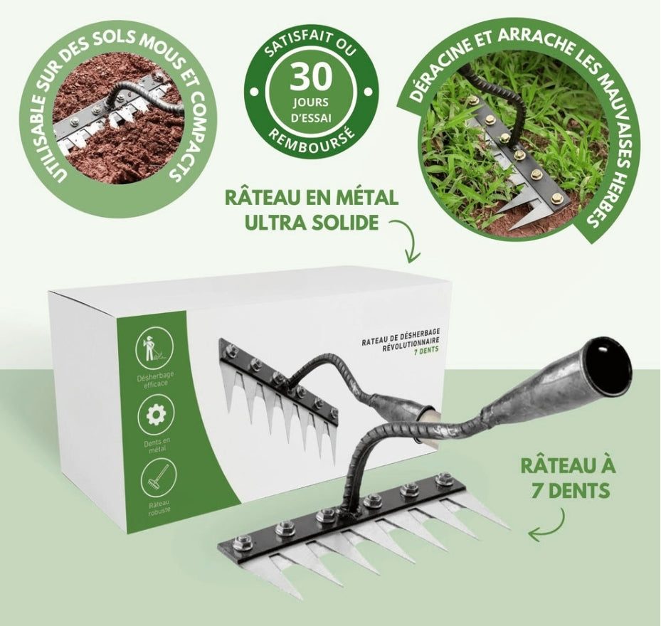 Râteau Titan™ | Passion Verte- Désherbage rapide et précis