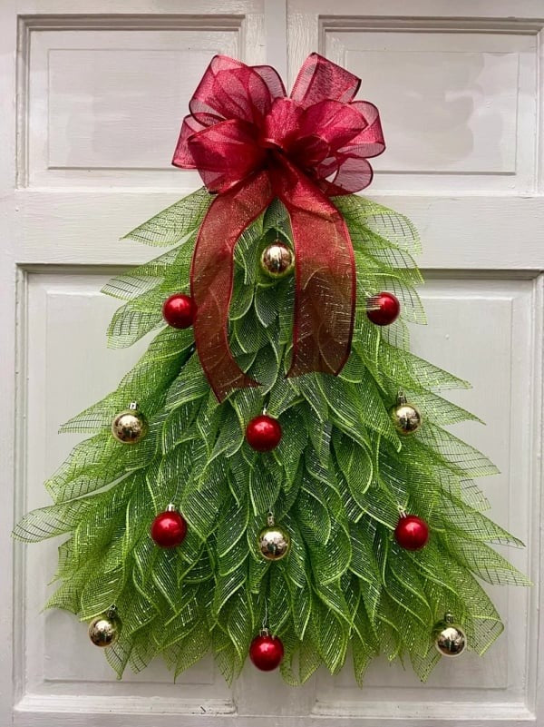 Guirlande d'arbre de Noël faite à la main