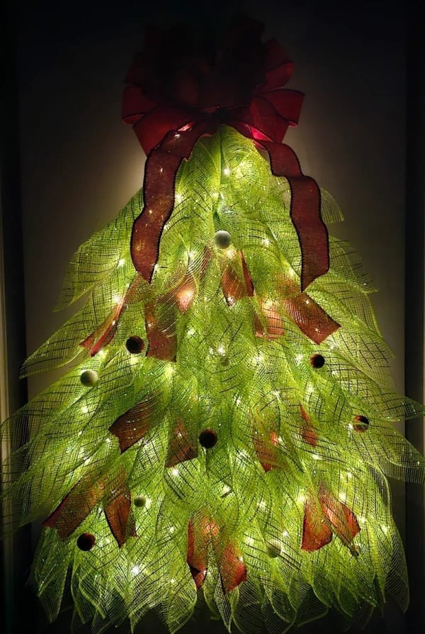Guirlande d'arbre de Noël faite à la main
