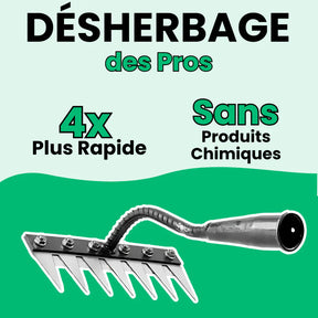 Râteau Titan™ | Passion Verte- Désherbage rapide et précis