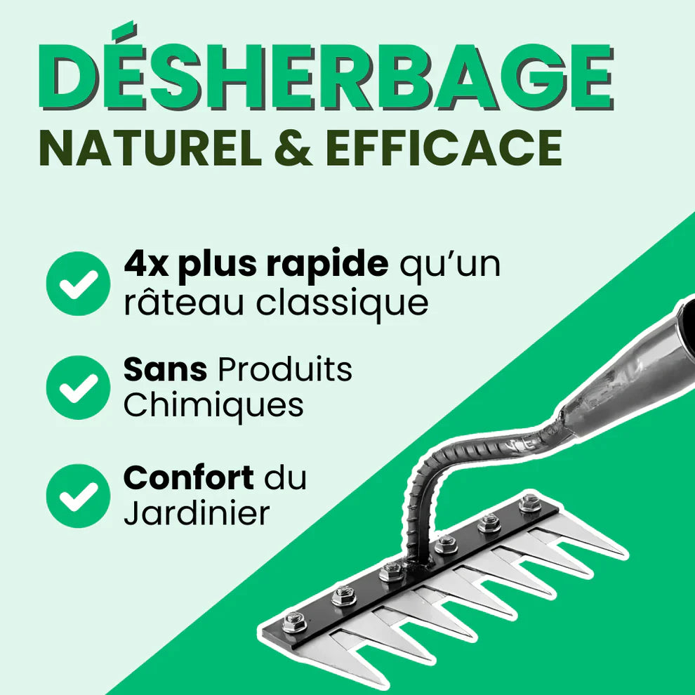 Râteau Titan™ | Passion Verte- Désherbage rapide et précis