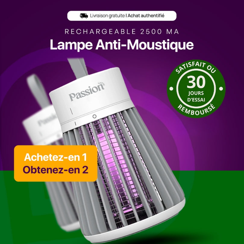 Lampe Anti-Moustique Rechargeable 2500 mA